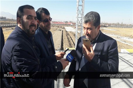 گزارش تصویری بازدید نماینده مردم همدان در مجلس شورای اسلامی از سایت جدید الاحداث شرکت نمایشگاه های ب