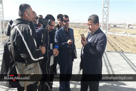 گزارش تصویری بازدید نماینده مردم همدان در مجلس شورای اسلامی از سایت جدید الاحداث شرکت نمایشگاه های ب