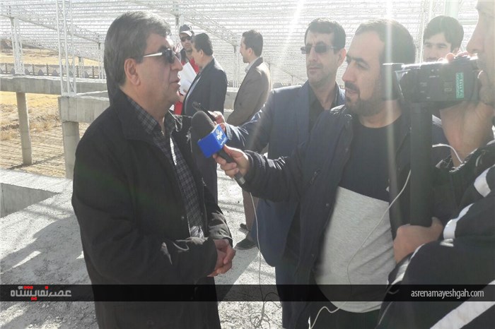 گزارش تصویری بازدید نماینده مردم همدان در مجلس شورای اسلامی از سایت جدید الاحداث شرکت نمایشگاه های ب