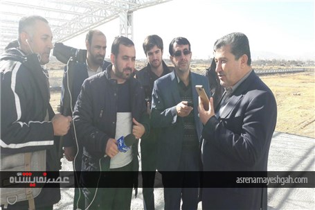 گزارش تصویری بازدید نماینده مردم همدان در مجلس شورای اسلامی از سایت جدید الاحداث شرکت نمایشگاه های ب