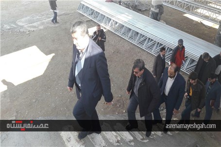 گزارش تصویری بازدید نماینده مردم همدان در مجلس شورای اسلامی از سایت جدید الاحداث شرکت نمایشگاه های ب