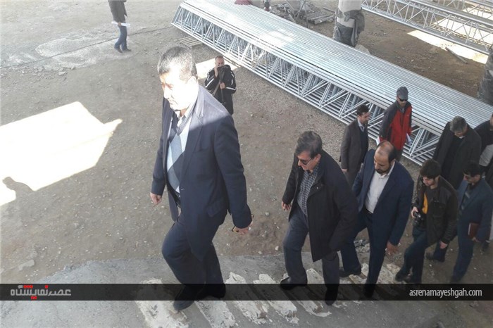 گزارش تصویری بازدید نماینده مردم همدان در مجلس شورای اسلامی از سایت جدید الاحداث شرکت نمایشگاه های ب