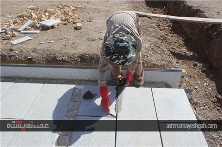 گزارش تصویری مراحل عملیات عمرانی سایت جدید الاحداث شرکت نمایشگاه های بین المللی استان همدان