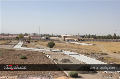 گزارش تصویری مراحل عملیات عمرانی سایت جدید الاحداث شرکت نمایشگاه های بین المللی استان همدان