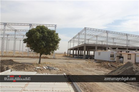 گزارش تصویری مراحل عملیات عمرانی سایت جدید الاحداث شرکت نمایشگاه های بین المللی استان همدان