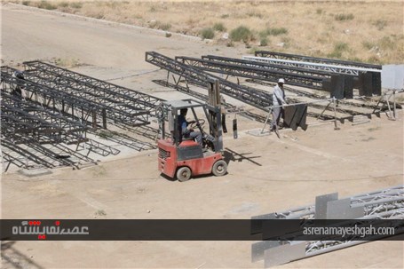 گزارش تصویری مراحل عملیات عمرانی سایت جدید الاحداث شرکت نمایشگاه های بین المللی استان همدان