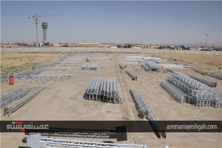 گزارش تصویری مراحل عملیات عمرانی سایت جدید الاحداث شرکت نمایشگاه های بین المللی استان همدان