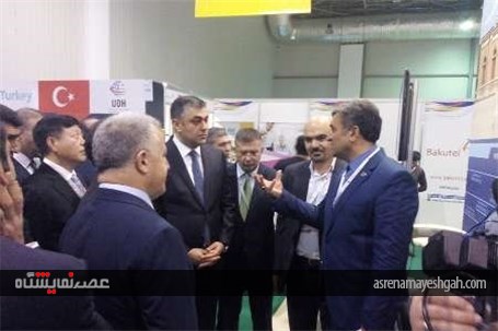 گزارش تصویری گشایش نمایشگاه بین المللی ارتباطات باکو با حضور شرکت های ایرانی
