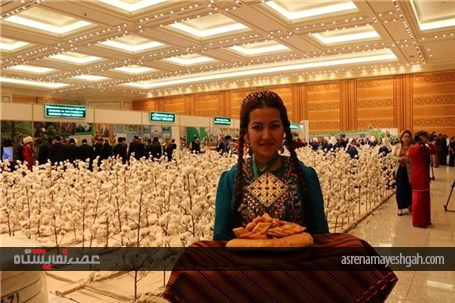 گزارش تصویری افتتاح ششمین نمایشگاه بین‌المللی پنبه ترکمنستان