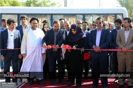 افتتاحیه نمایشگاه نفت و گاز و پالایش و پتروشیمی در عسلویه با حضور معاون وزیر