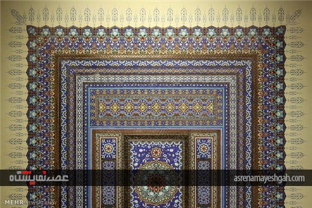گزارش تصویری نمایشگاه آثار منتخب پنجمین دوسالانه تذهیب های قرآنی در مشهد