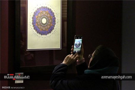 گزارش تصویری نمایشگاه آثار منتخب پنجمین دوسالانه تذهیب های قرآنی در مشهد