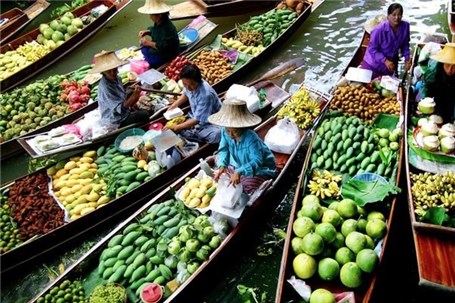 بازارهای شناور، نمایشگاه‌های روان تایلند