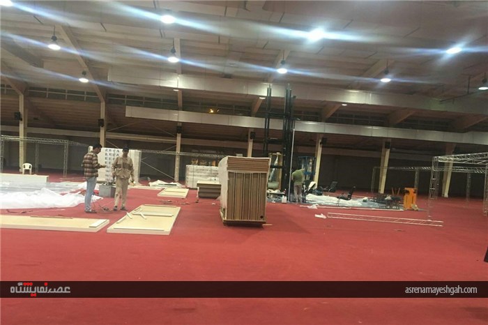 گزارش تصویری 24 ساعت پیش از افتتاح دومین نمایشگاه تخصصی صنعت ساختمان قشم