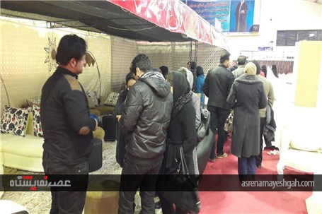 نخستین روز بارانی نمایشگاه تخصصی مبلمان و لوستر