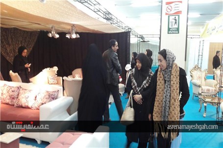 نخستین روز بارانی نمایشگاه تخصصی مبلمان و لوستر