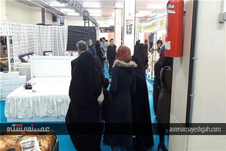 نخستین روز بارانی نمایشگاه تخصصی مبلمان و لوستر
