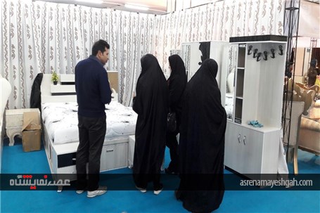 نخستین روز بارانی نمایشگاه تخصصی مبلمان و لوستر