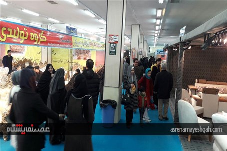 نخستین روز بارانی نمایشگاه تخصصی مبلمان و لوستر