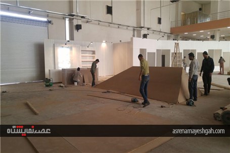 گزارش تصویری یک روزمانده تا برگزاری نمایشگاه خودرو کرمان