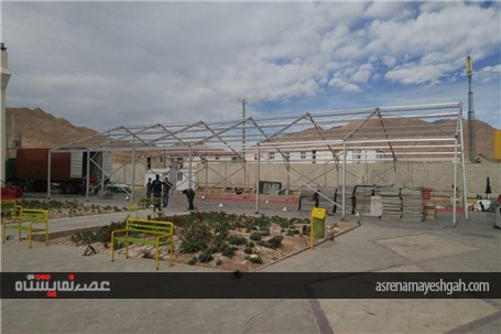 گزارش تصویری یک روزمانده تا برگزاری نمایشگاه خودرو کرمان