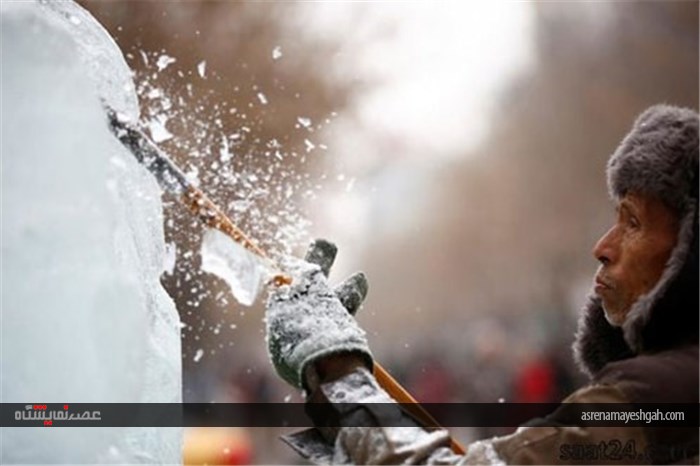 برگزاری جشنواره شهر یخی در چین +تصاویر