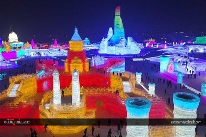 برگزاری جشنواره شهر یخی در چین +تصاویر