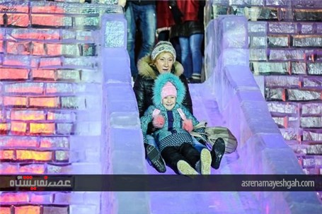 جشنواره مجسمه‌های یخی در مسکو + تصاویر