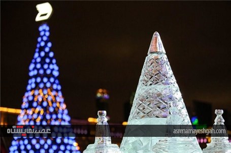 جشنواره مجسمه‌های یخی در مسکو + تصاویر