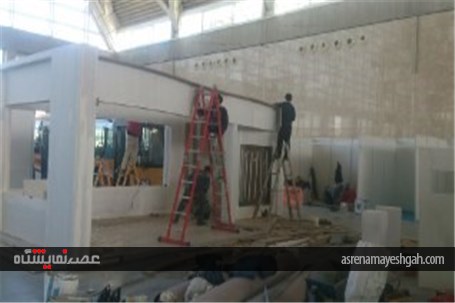 گزارش تصویری از مراحل آماده سازی نخستین نمایشگاه حمل و نقل عمومی شهری در شهر آفتاب