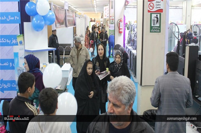 گزارش تصویری استقبال همدانی ها در نخستین روز شانزدهمین نمایشگاه کالای خانگی و بازرگانی همدان