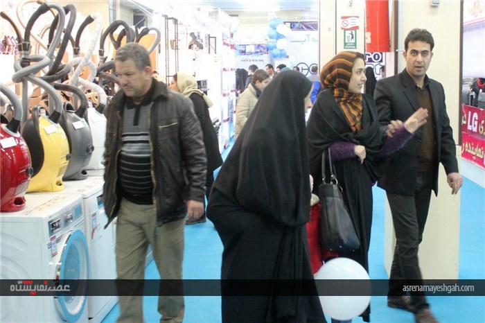 گزارش تصویری استقبال همدانی ها در نخستین روز شانزدهمین نمایشگاه کالای خانگی و بازرگانی همدان