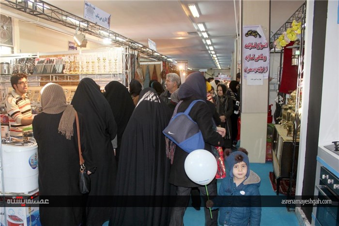 گزارش تصویری استقبال همدانی ها در نخستین روز شانزدهمین نمایشگاه کالای خانگی و بازرگانی همدان