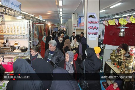 گزارش تصویری استقبال همدانی ها در نخستین روز شانزدهمین نمایشگاه کالای خانگی و بازرگانی همدان