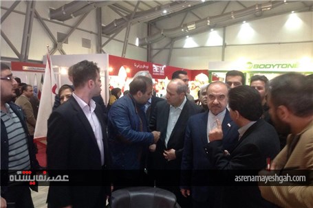 گزارش تصویری افتتاح نمایشگاه ورزش در نمایشگاه بین المللی تهران
