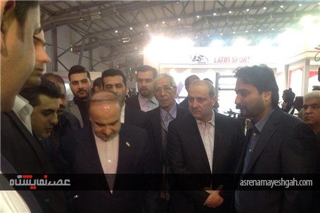 گزارش تصویری افتتاح نمایشگاه ورزش در نمایشگاه بین المللی تهران