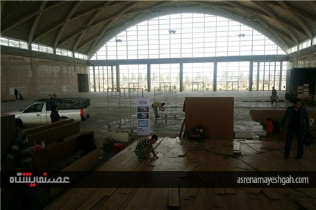 گزارش تصویری مراحل ساخت غرفه های نمایشگاه تهران پلاست 2016 تهران