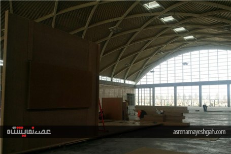 گزارش تصویری مراحل ساخت غرفه های نمایشگاه تهران پلاست 2016 تهران