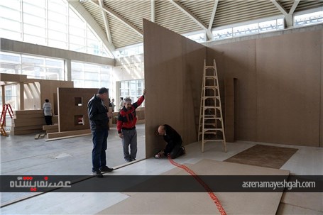 گزارش تصویری مراحل آماده سازی نخستین نمایشگاه بین المللی تهران پلاست شهرآفتاب تهران