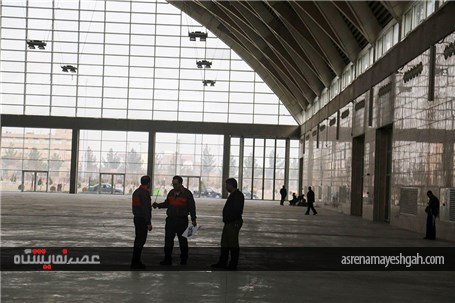 گزارش تصویری مراحل آماده سازی نخستین نمایشگاه بین المللی تهران پلاست شهرآفتاب تهران