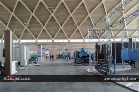 گزارش تصویری یک روز مانده تا برگزاری نمایشگاه تهران پلاست در شهر آفتاب