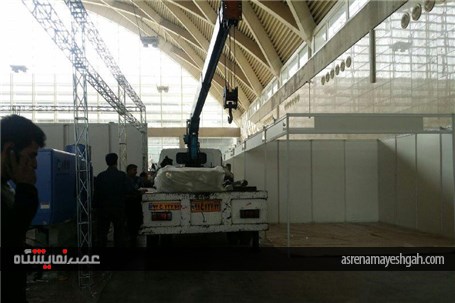 گزارش تصویری یک روز مانده تا برگزاری نمایشگاه تهران پلاست در شهر آفتاب