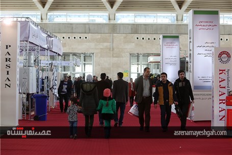 گزارش تصویری دومین روز برگزاری نمایشگاه تهران پلاست در شهر آفتاب