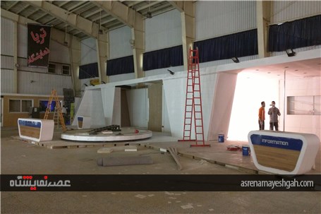 گزارش تصویری از آماده سازی غرفه های حاضرین در نمایشگاه خودرو اصفهان