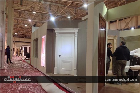 گزارش تصویری ١٢ ساعت پیش از برگزاری هشتمین نمایشگاه بین المللی در و پنجره و صنایع وابسته تهران