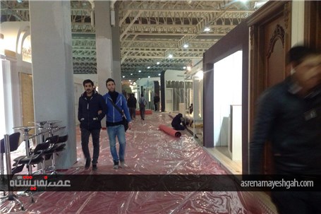 گزارش تصویری ١٢ ساعت پیش از برگزاری هشتمین نمایشگاه بین المللی در‌ و‌پنجره و صنایع وابسته تهران