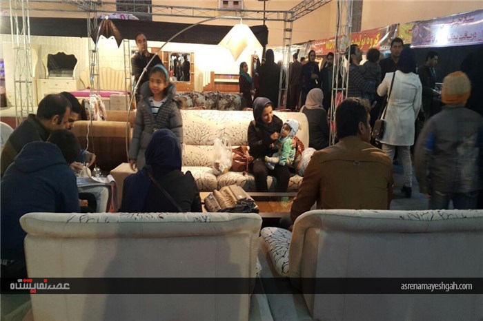 گزارش تصویری هشتمین نمایشگاه پیوند آسمانی،جهیزیه در بوشهر