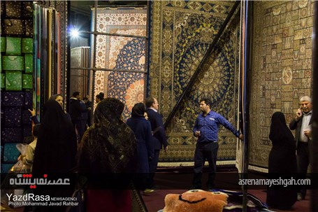 گزارش تصویری از نخستین نمایشگاه بین المللی فرش یزد