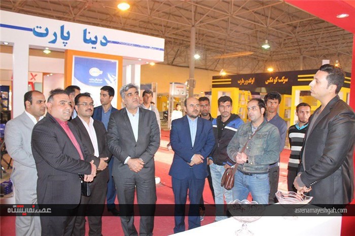 گزارش تصویری از مراسم افتتاح نمایشگاه خودرو، قطعات و صنایع وابسته بوشهر