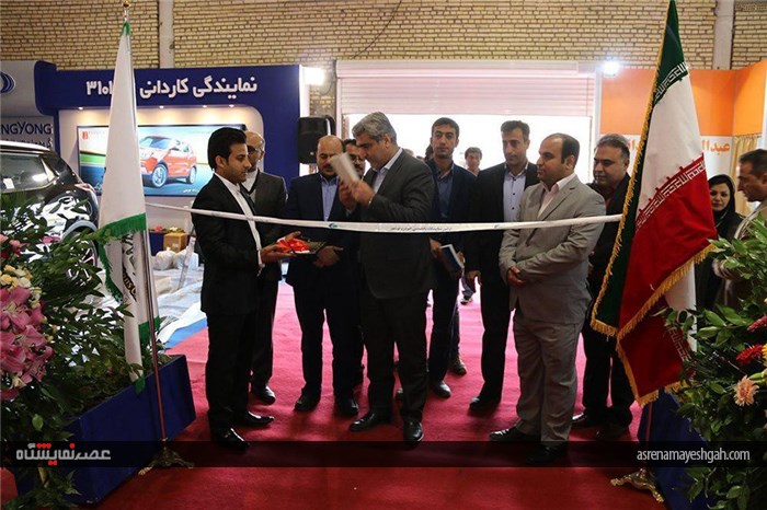 گزارش تصویری از مراسم افتتاح نمایشگاه خودرو، قطعات و صنایع وابسته بوشهر
